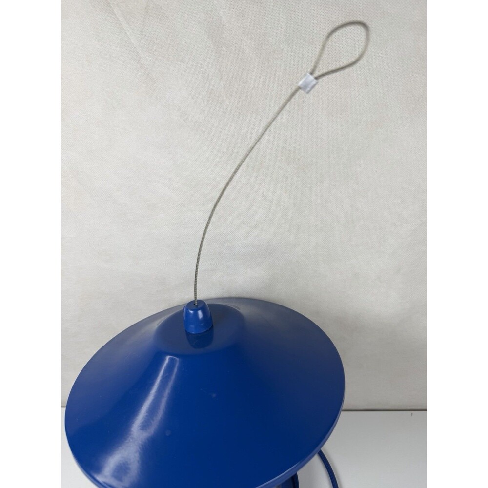 Perky-Pet 312B Panorama Wild Bird Feeder Blue Sparkle Hanging 2 lb Capacity - Picture 3 of 9